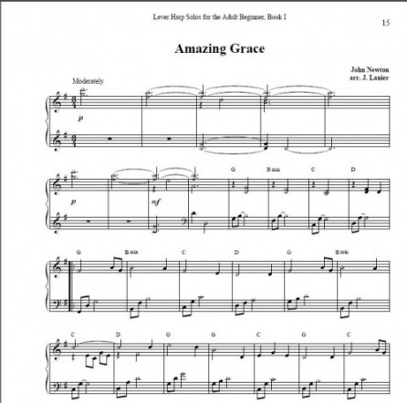 Amazing Grace half page